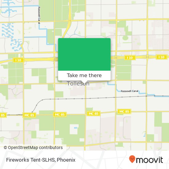 Mapa de Fireworks Tent-SLHS