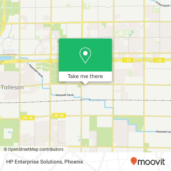 HP Enterprise Solutions map