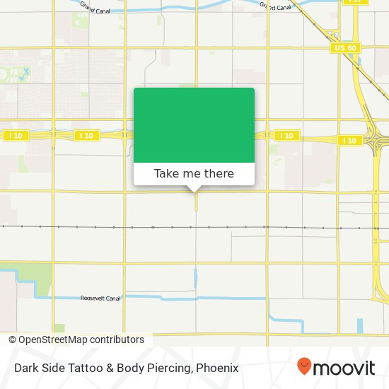 Dark Side Tattoo & Body Piercing map