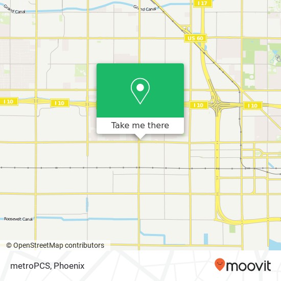 metroPCS map