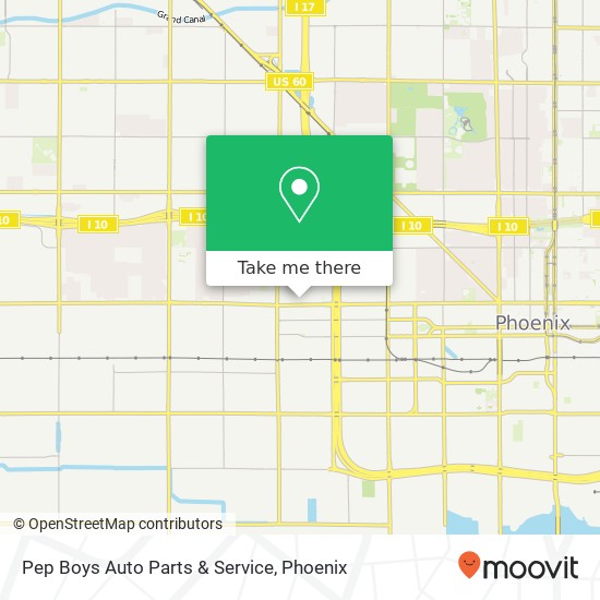 Pep Boys Auto Parts & Service map