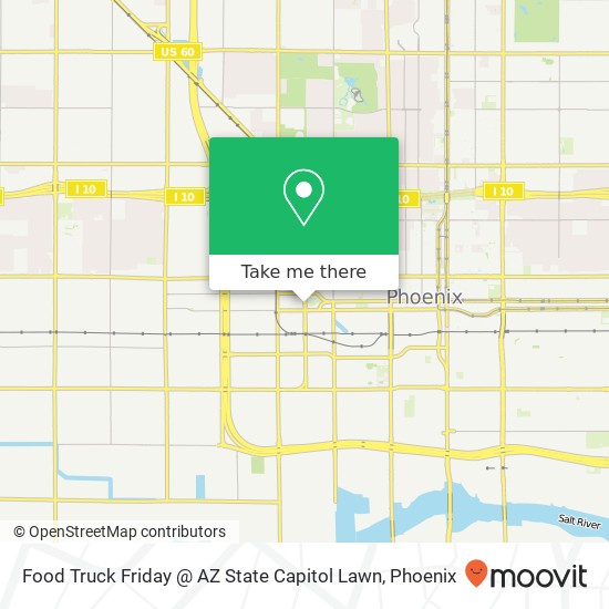 Food Truck Friday @ AZ State Capitol Lawn map