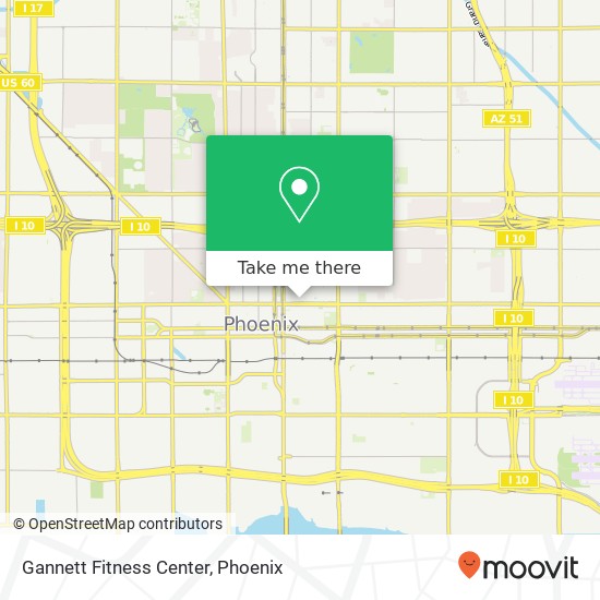 Gannett Fitness Center map