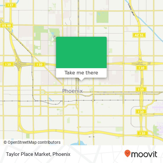 Mapa de Taylor Place Market