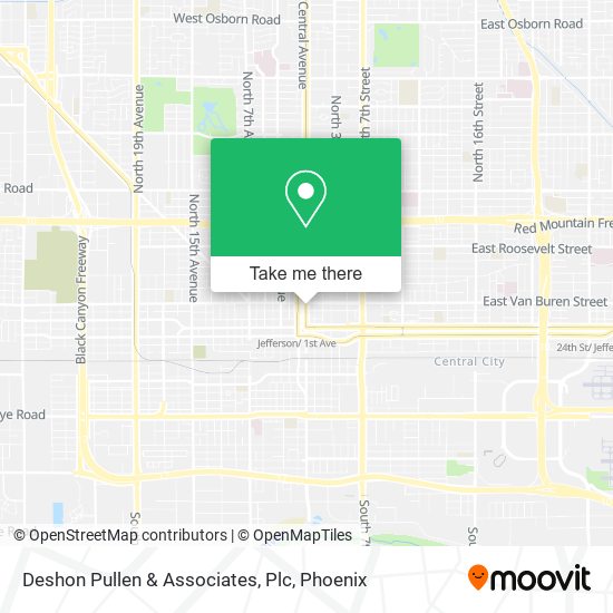 Deshon Pullen & Associates, Plc map
