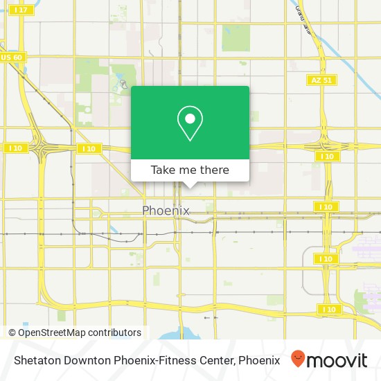 Shetaton Downton Phoenix-Fitness Center map