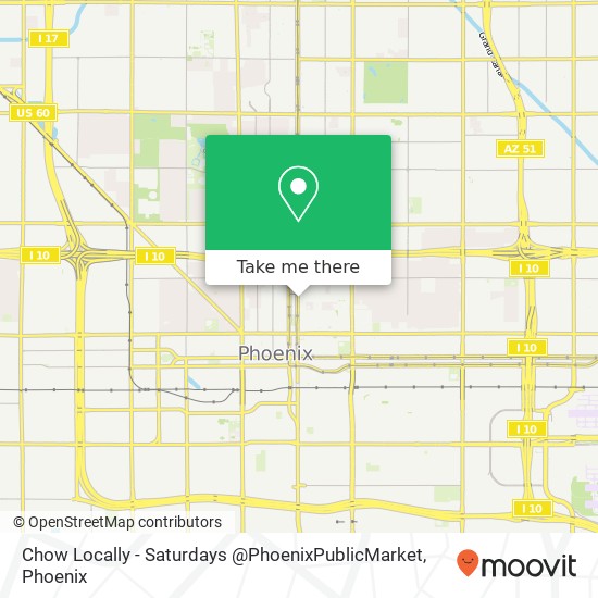 Chow Locally - Saturdays @PhoenixPublicMarket map