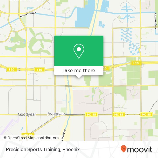 Precision Sports Training map
