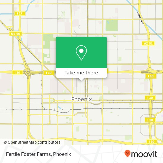 Fertile Foster Farms map