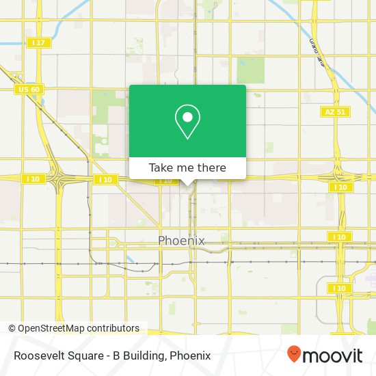 Roosevelt Square - B Building map