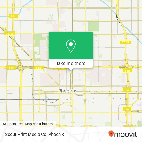 Scout Print Media Co map