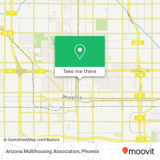 Arizona Multihousing Association map