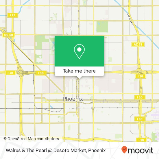 Walrus & The Pearl @ Desoto Market map