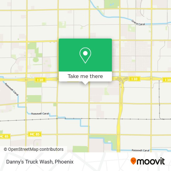 Danny's Truck Wash map