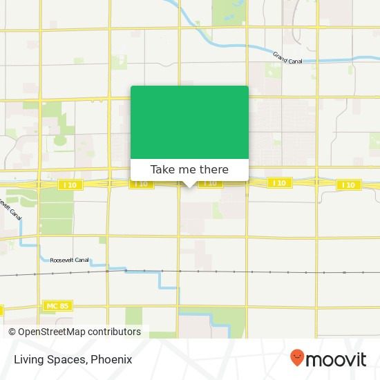 Mapa de Living Spaces