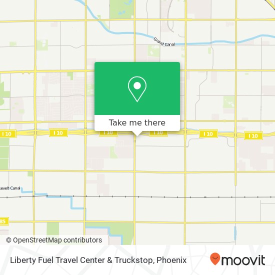 Liberty Fuel Travel Center & Truckstop map