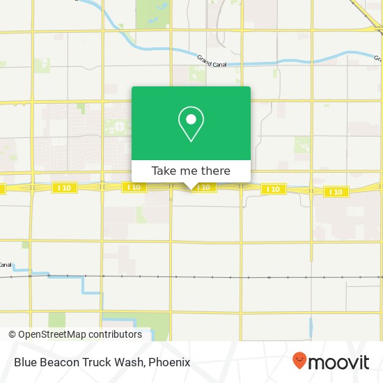 Mapa de Blue Beacon Truck Wash