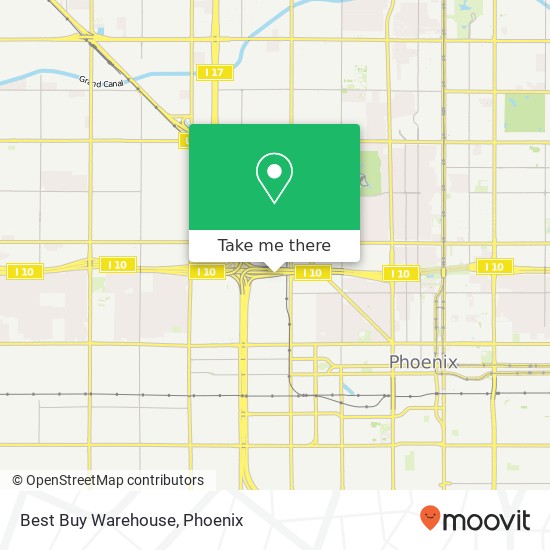 Mapa de Best Buy Warehouse