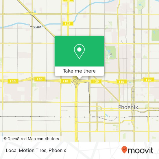 Local Motion Tires map