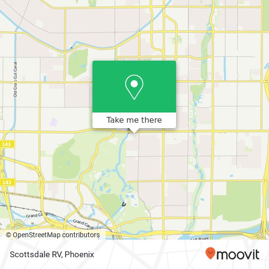 Mapa de Scottsdale RV