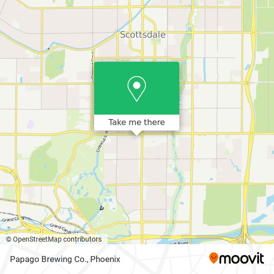 Papago Brewing Co. map