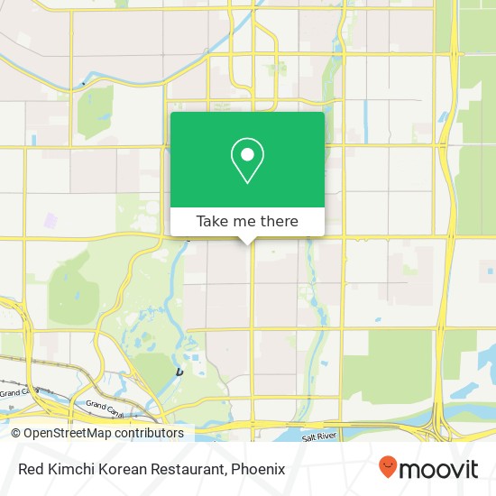 Red Kimchi Korean Restaurant map