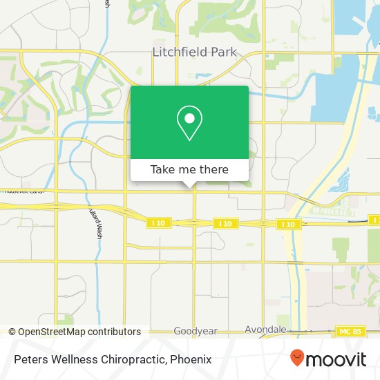 Peters Wellness Chiropractic map