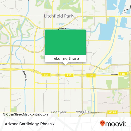 Arizona Cardiology map