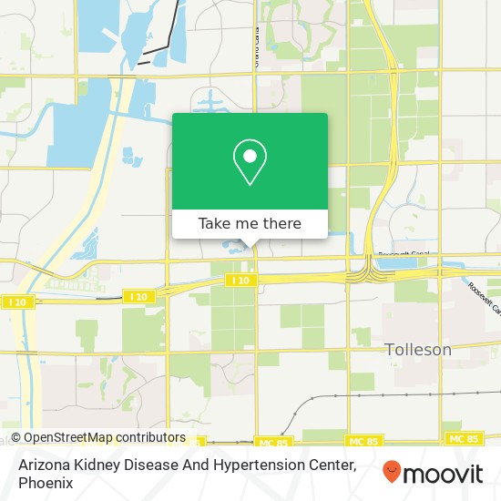 Mapa de Arizona Kidney Disease And Hypertension Center