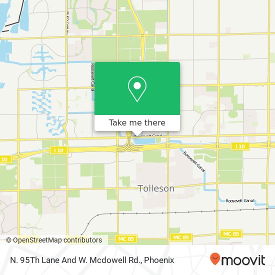 N. 95Th Lane And W. Mcdowell Rd. map