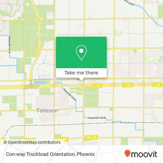 Con-way Truckload Orientation map