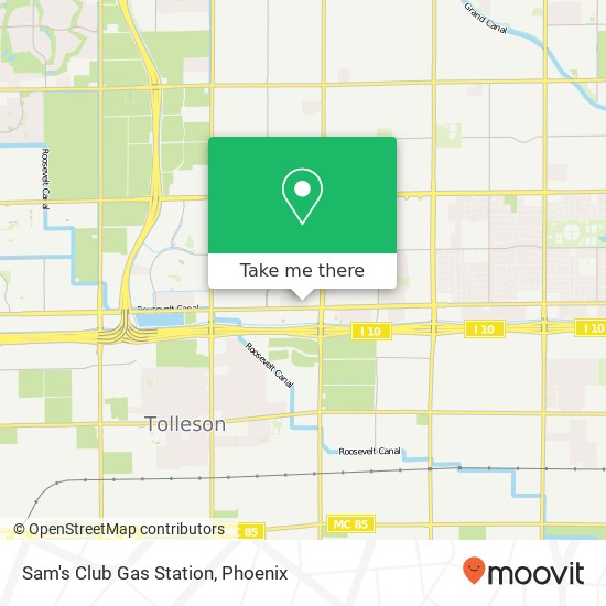Mapa de Sam's Club Gas Station