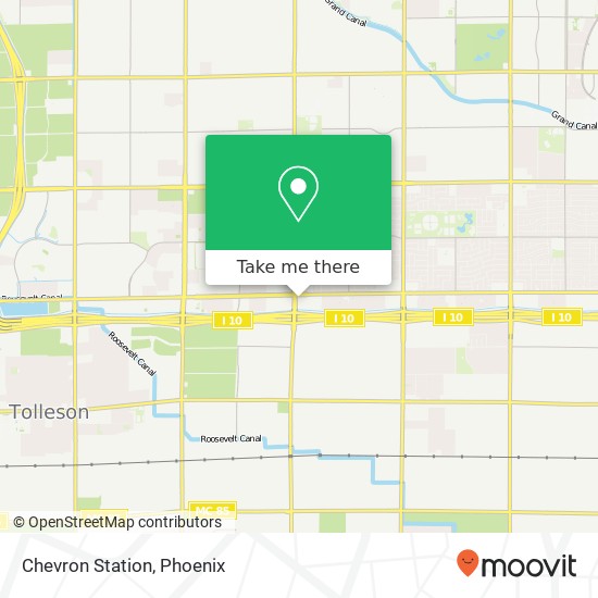 Chevron Station map