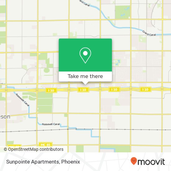 Sunpointe Apartments map