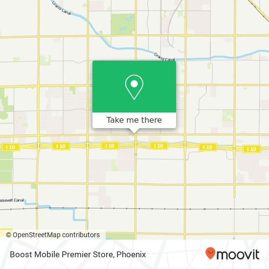 Mapa de Boost Mobile Premier Store