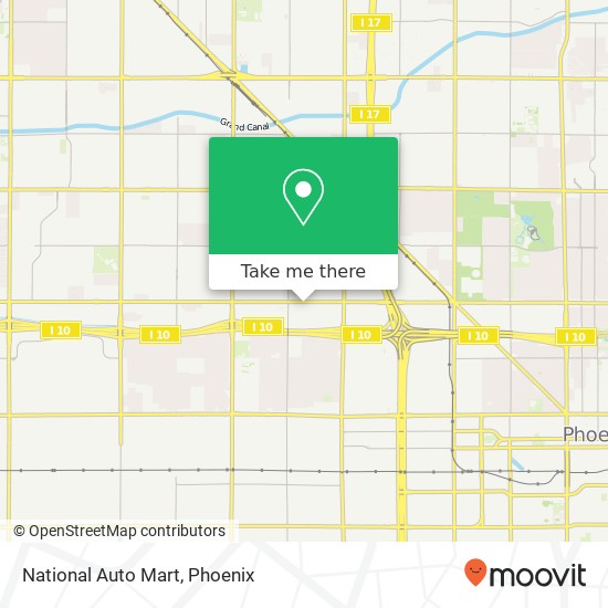 Mapa de National Auto Mart