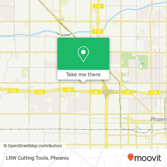 LRW Cutting Tools map