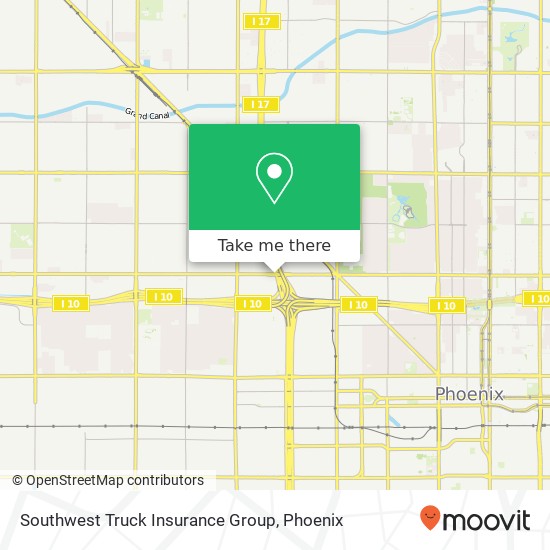 Southwest Truck Insurance Group map