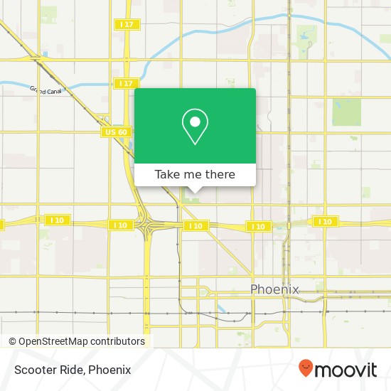 Scooter Ride map