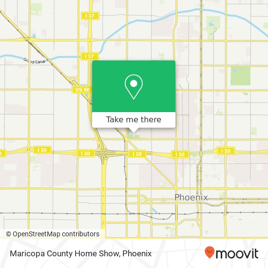 Mapa de Maricopa County Home Show