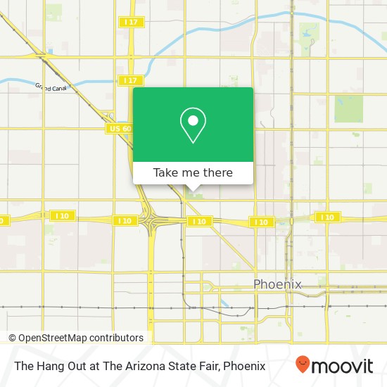 The Hang Out at The Arizona State Fair map