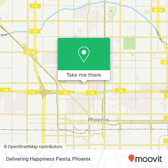 Mapa de Delivering Happiness Fiesta