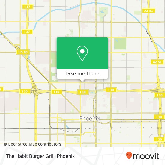 Mapa de The Habit Burger Grill