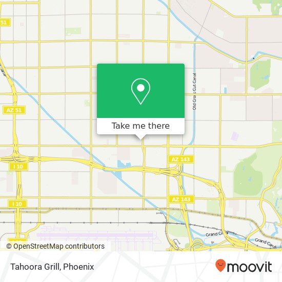 Tahoora Grill map