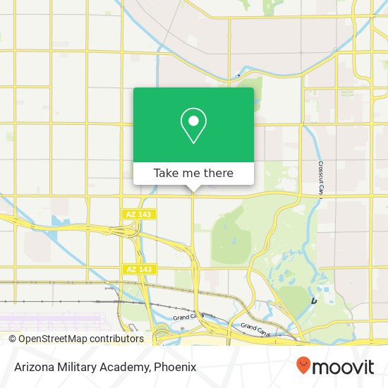 Arizona Military Academy map