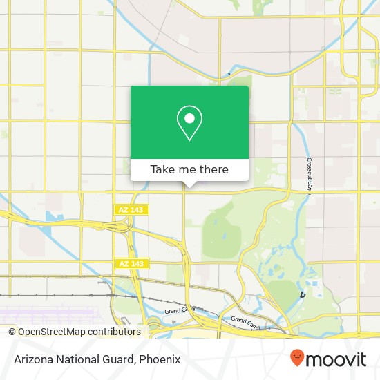 Arizona National Guard map