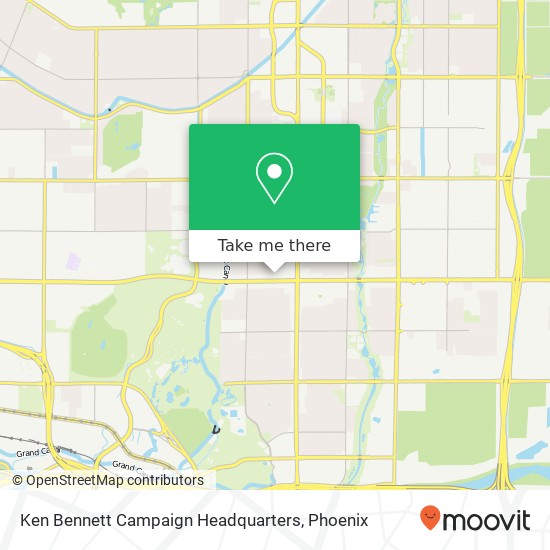 Mapa de Ken Bennett Campaign Headquarters