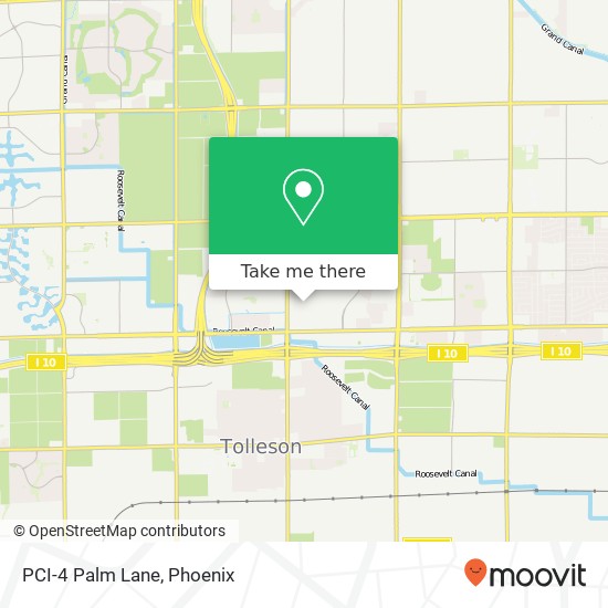 PCI-4 Palm Lane map