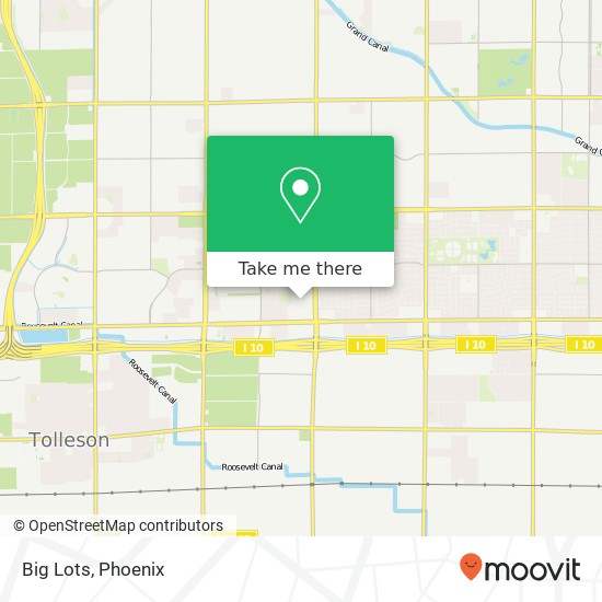 Big Lots map