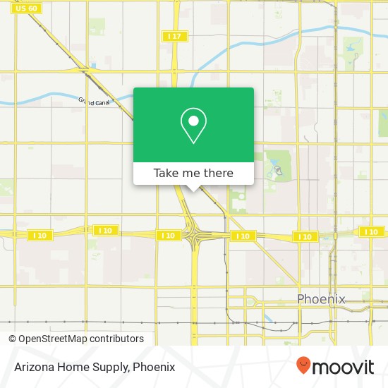 Mapa de Arizona Home Supply